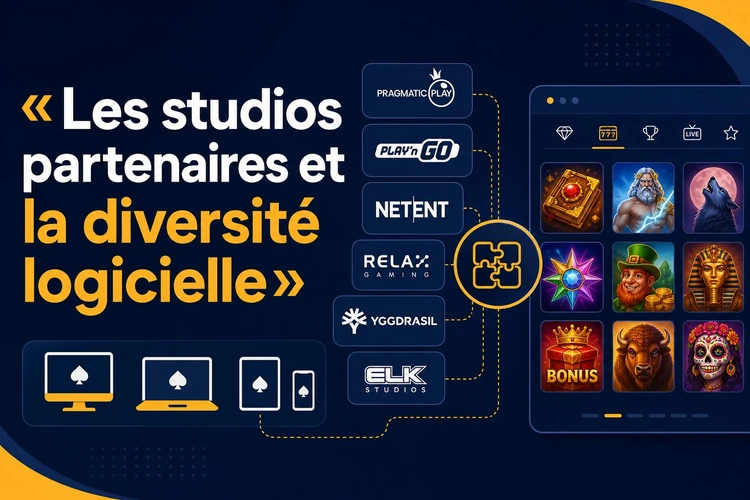 Les studios partenaires et la diversité logicielle
