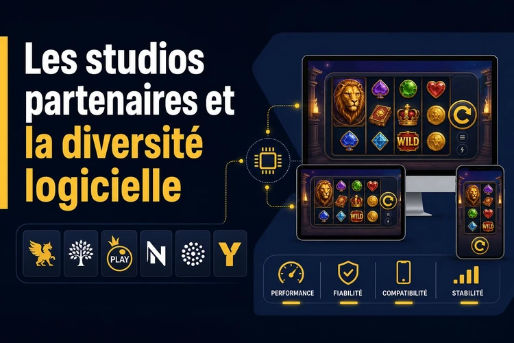 Les studios partenaires et la diversité logicielle